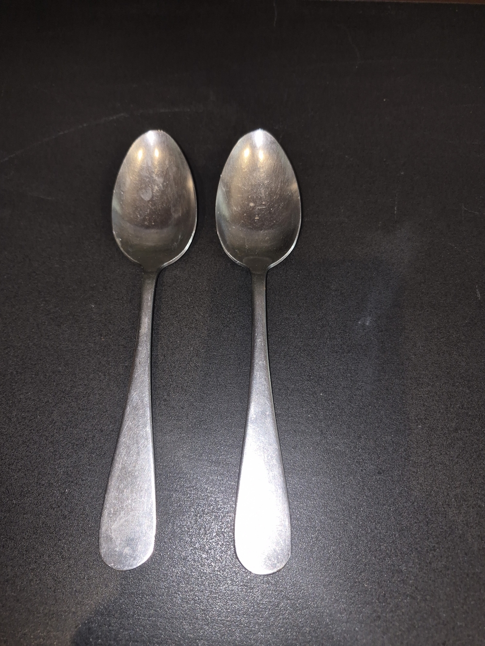Vintage National Silver Co. USA Made Military Surplus Serving Spoons 8.5" 1014